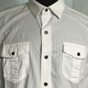 Rock and Republic Mens Shirt Size L Long Sleeve